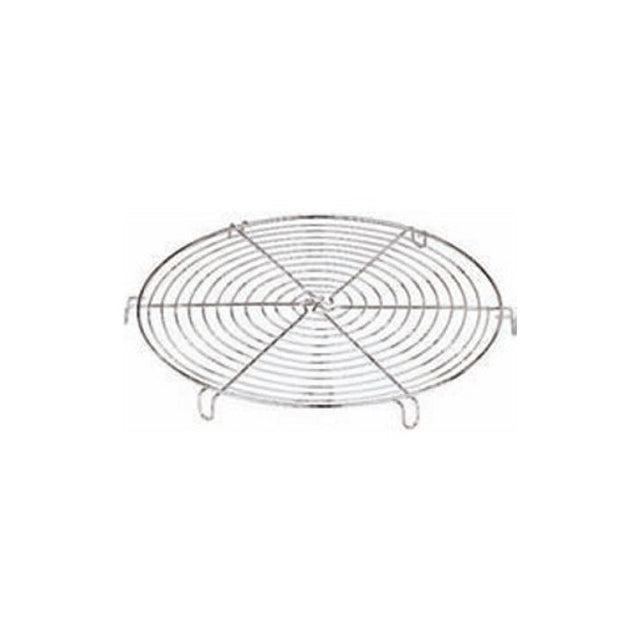 Griglia inox cromata di raffreddamento e glassaggio ø cm.30