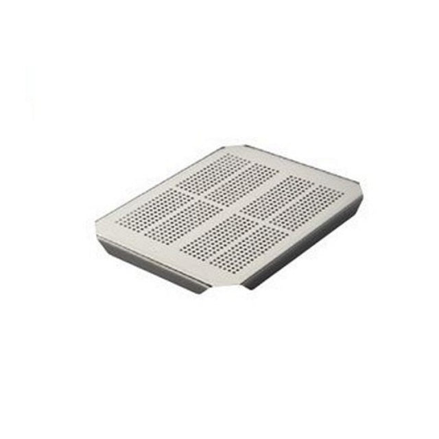 Griglia inox falso fondo forato 1/2