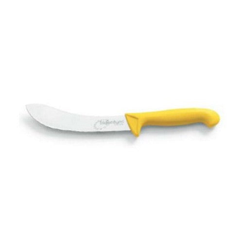 Coltello tridentum new line scuoiare cm.16 giallo