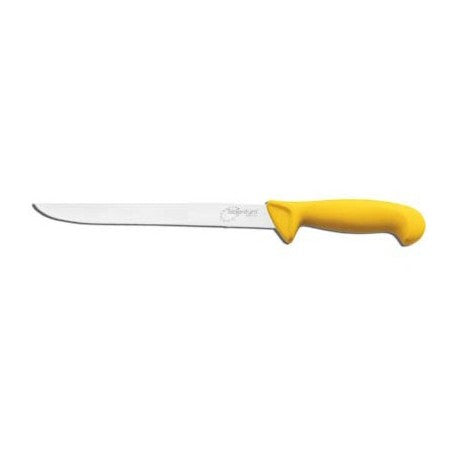 Coltello tridentum new line filettare cm.22 giallo
