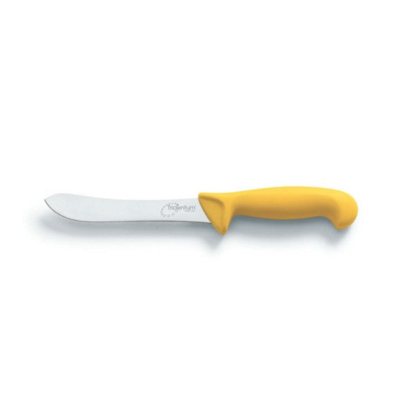 Coltello tridentum new line pelare cm.18 giallo