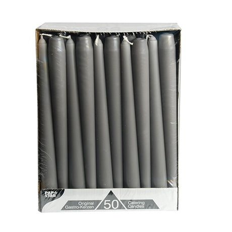 Candele gala cm.25 pz.50 grigio