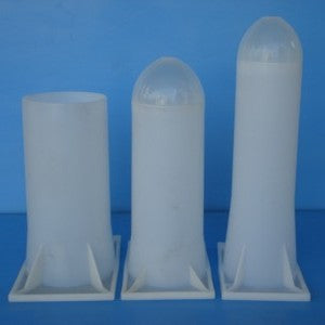 TUBO IN PLASTICA Ø MM.106 CON OGIVA