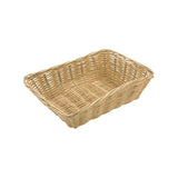 Cesto pane cm.23x15 h.7 rettangolare in polyrattan