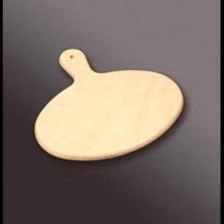 TAGLIERE LEGNO OVALE CM.29.5x29 CON MANICO