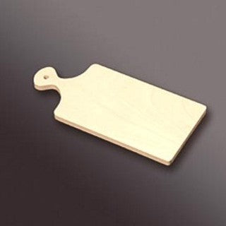 TAGLIERE LEGNO RETTANGOLARE C/MANICO CM.30x14 SPESSORE CM.1