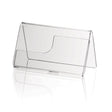Porta cartellino plexiglass con tasca cm.8,7x5