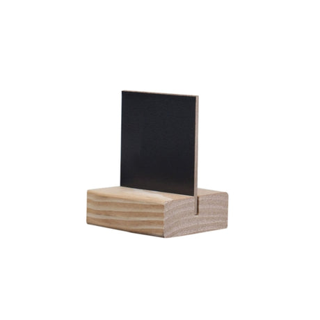 Lavagna nera cm.5,5x6,5 da tavolo con supporto modigliani