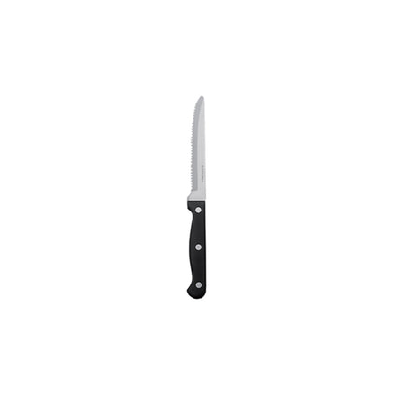 Coltello bistecca basic c/rivetti punta tonda cm.11.5