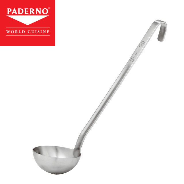 Mestolo inox unipezzo cm.12 paderno