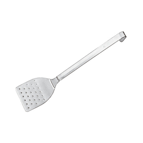Paletta inox unipezzo cm.10 forata con manico corto cm.24 paderno