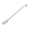 Forchettone inox unipezzo cm.50 con 3 punte paderno