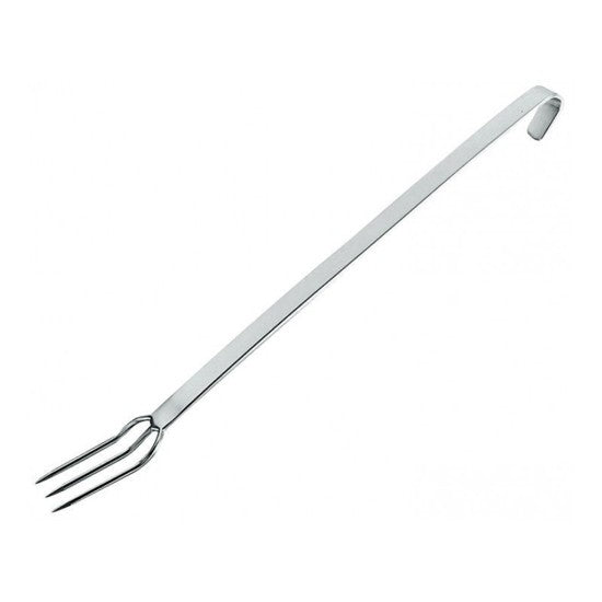 Forchettone inox unipezzo cm.70 con 3 punte paderno