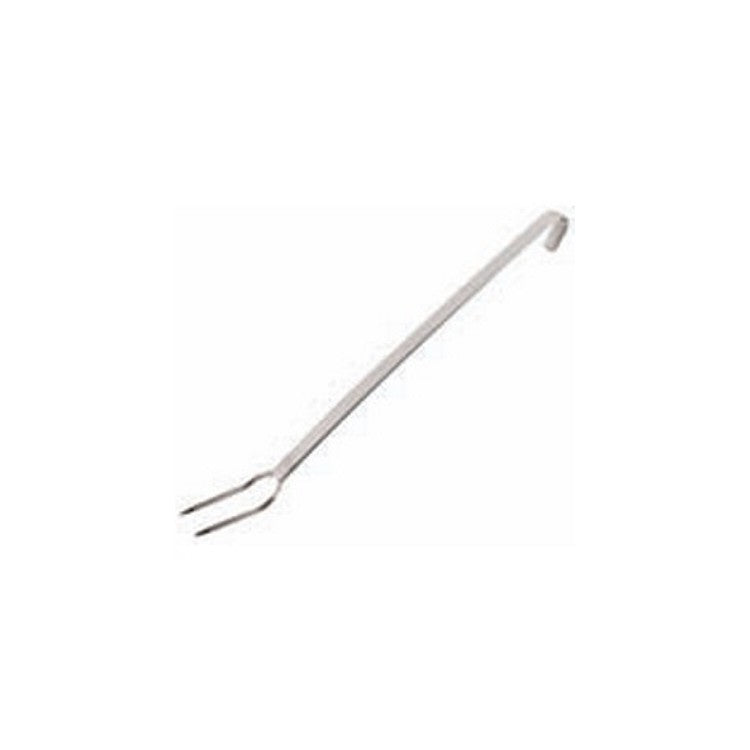 Forchettone inox unipezzo cm.100 con 2 punte paderno
