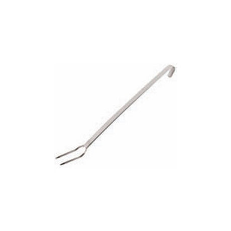 Forchettone inox unipezzo cm.100 con 2 punte paderno