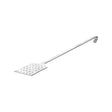 Paletta inox unipezzo cm.50 forata dritta a ridurre paderno