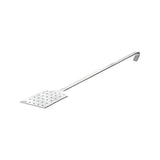 Paletta inox unipezzo cm.50 forata dritta a ridurre paderno