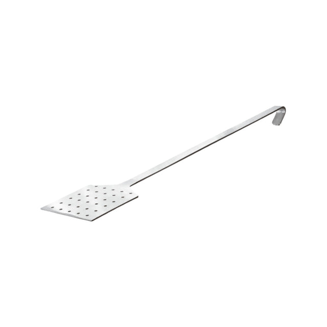 Paletta inox unipezzo cm.50 forata dritta a ridurre paderno