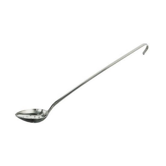 Cucchiaione inox unipezzo cm.38 forato