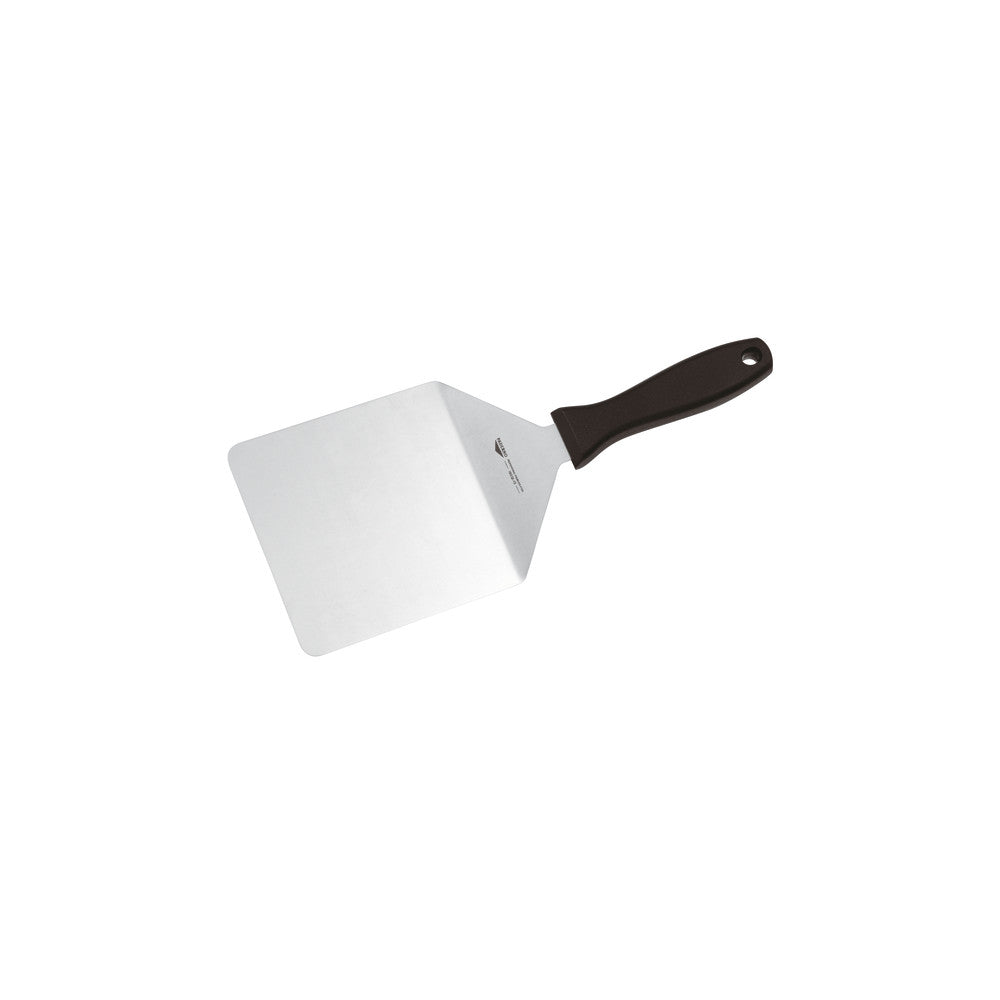 Spatola inox cm.19x13.8 per hamburger paderno