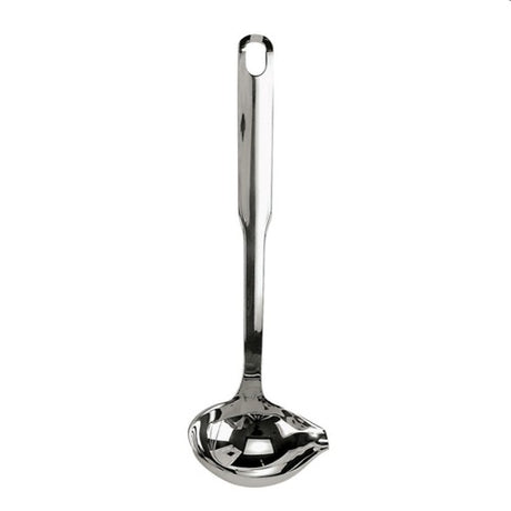 Mestolo inox per sughi e salse con manico forato