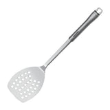Paletta inox forata cm..34,5x8,5 paderno