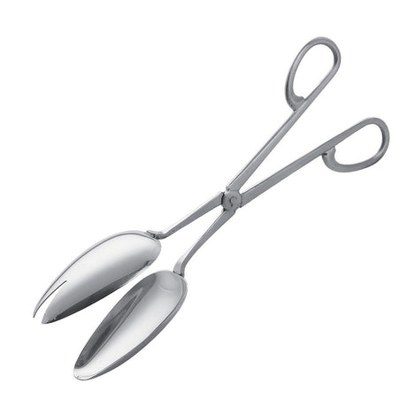 Pinza inox forbice cm.24 per insalata forgiata piazza
