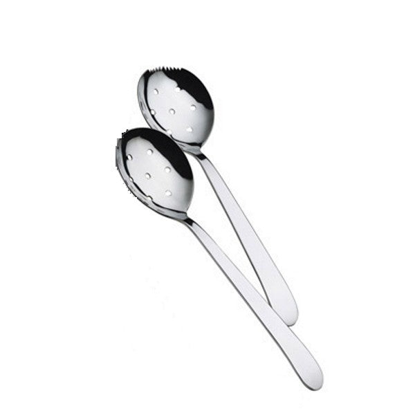 Cucchiaione inox multiuso cm.29 grand hotel forato dentato