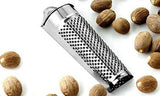 Grattugia inox noce moscata cm.4.5x14 rotonda