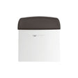 Raschietto inox cm.12x16 rettangolare manico nero