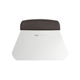 Raschietto inox cm.11x19,5 flessibile manico nero