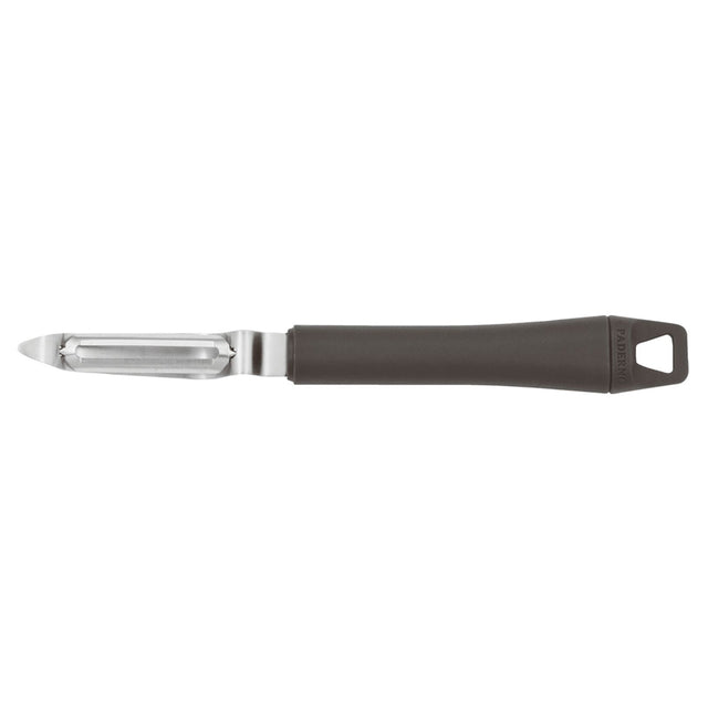 Pelapatate inox sbucciatore mobile manico nero