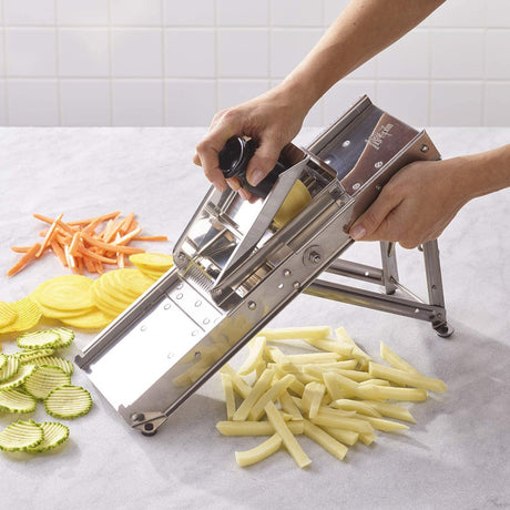 Mandolino inox grand gourmet cm.40x12 h.28 7 lame