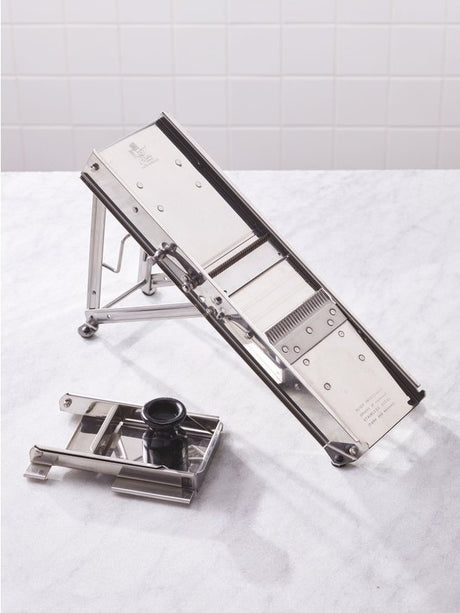 MANDOLINO INOX GRAND GOURMET CM.40X12 H.28 7 LAME