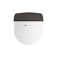 Raschia inox cm.12x10 rotondo manico nero