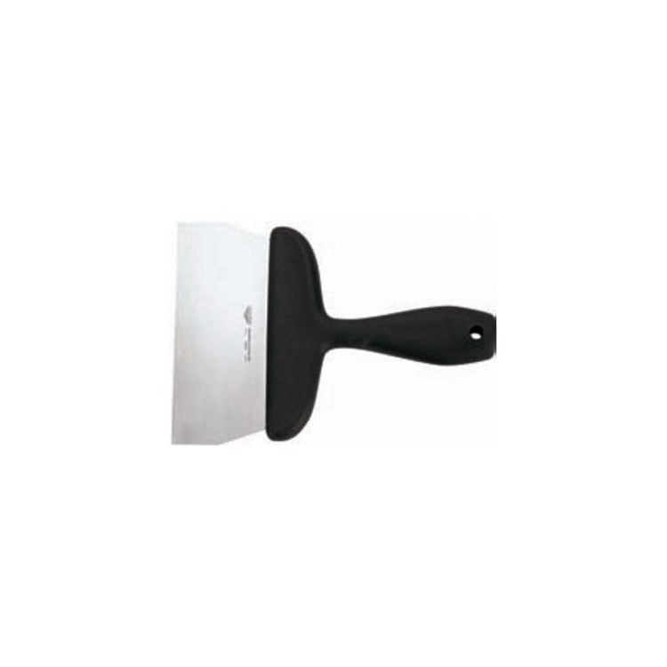 Raschia inox cm.15x6 con manico nero