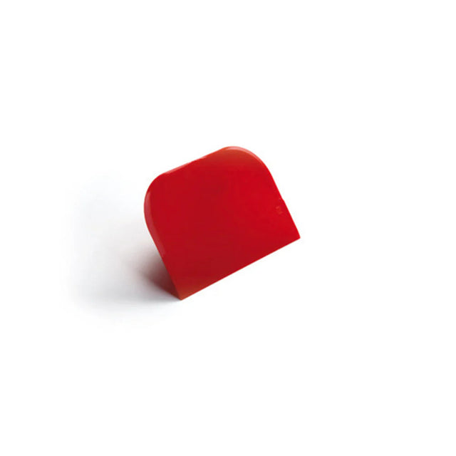Raschietto polipropilene cm.12,1x8,1 rosso