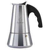 Caffettiera moka inox per induzione 10 tazze