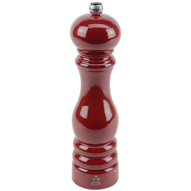 Macinapepe legno paris cm.30 pepe faggio laccato rosso peugeot