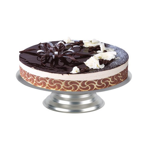 Alzata inox ø cm.30 h.10 per torta 1 piano sambonet paderno