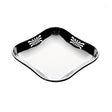 Cestino inox traforato quadrato cm.23x23