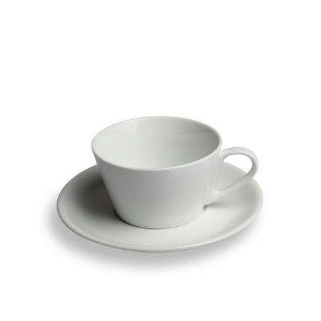 Portabustine tazza conica bianca