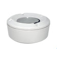 Posacenere plastica antivento cm.10 bianco