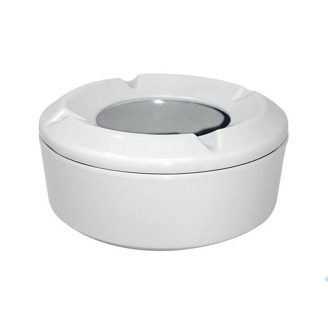Posacenere plastica antivento cm.10 bianco