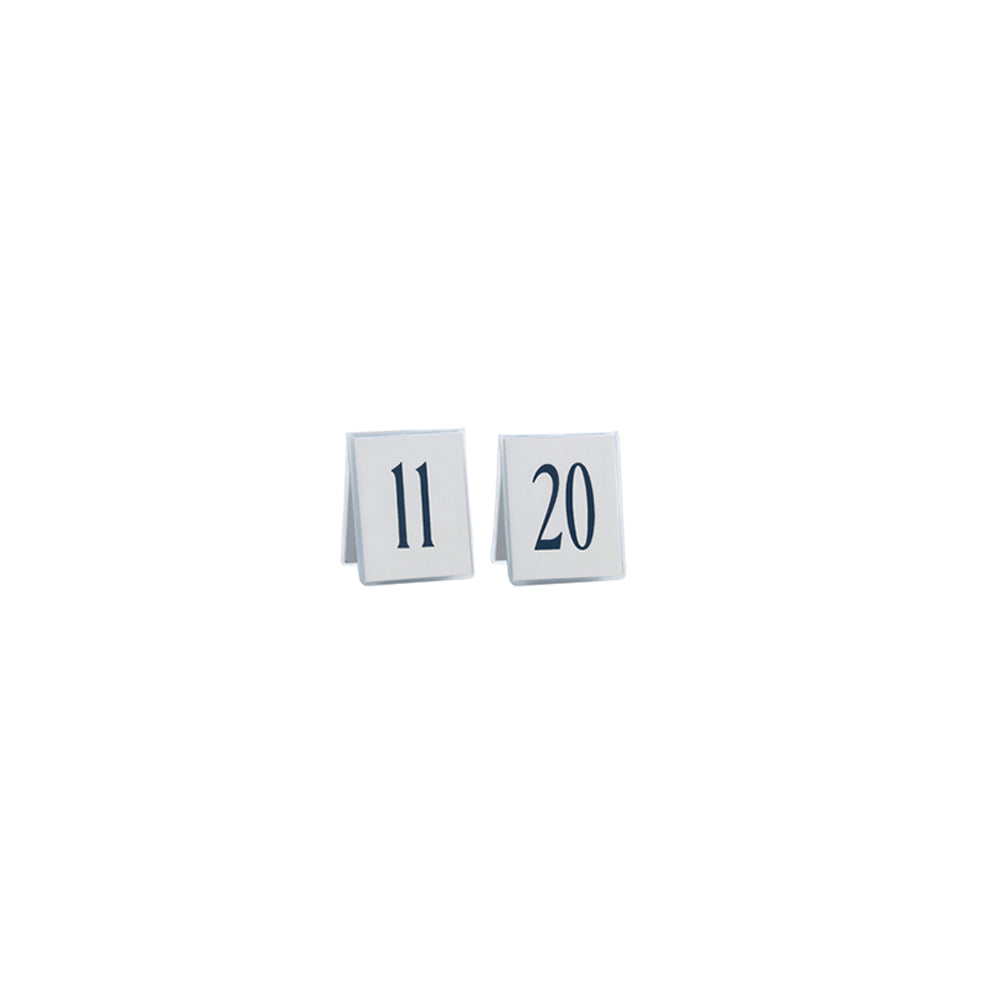 Numeri segnatavolo plastica da 11 a 20