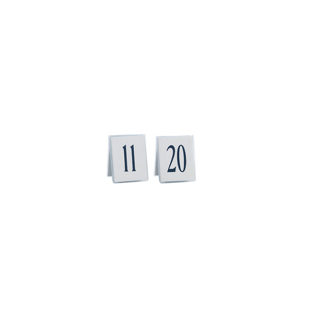 Numeri segnatavolo plastica da 11 a 20