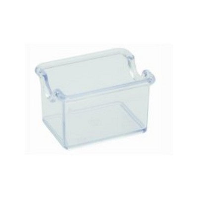 PORTABUSTINE PLASTICA CM.8.5X6.5 H.5 TRASPARENTE