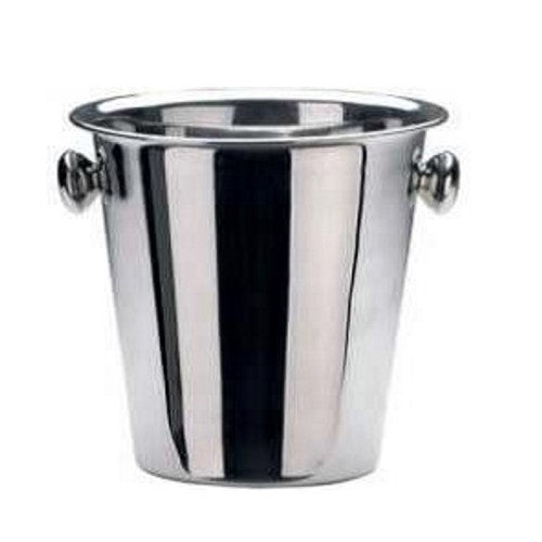 Secchiello champagne ø cm.21 inox basic con pomoli