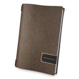 Portamenu' eco moda cm.23,2x31,8 marrone formato a4