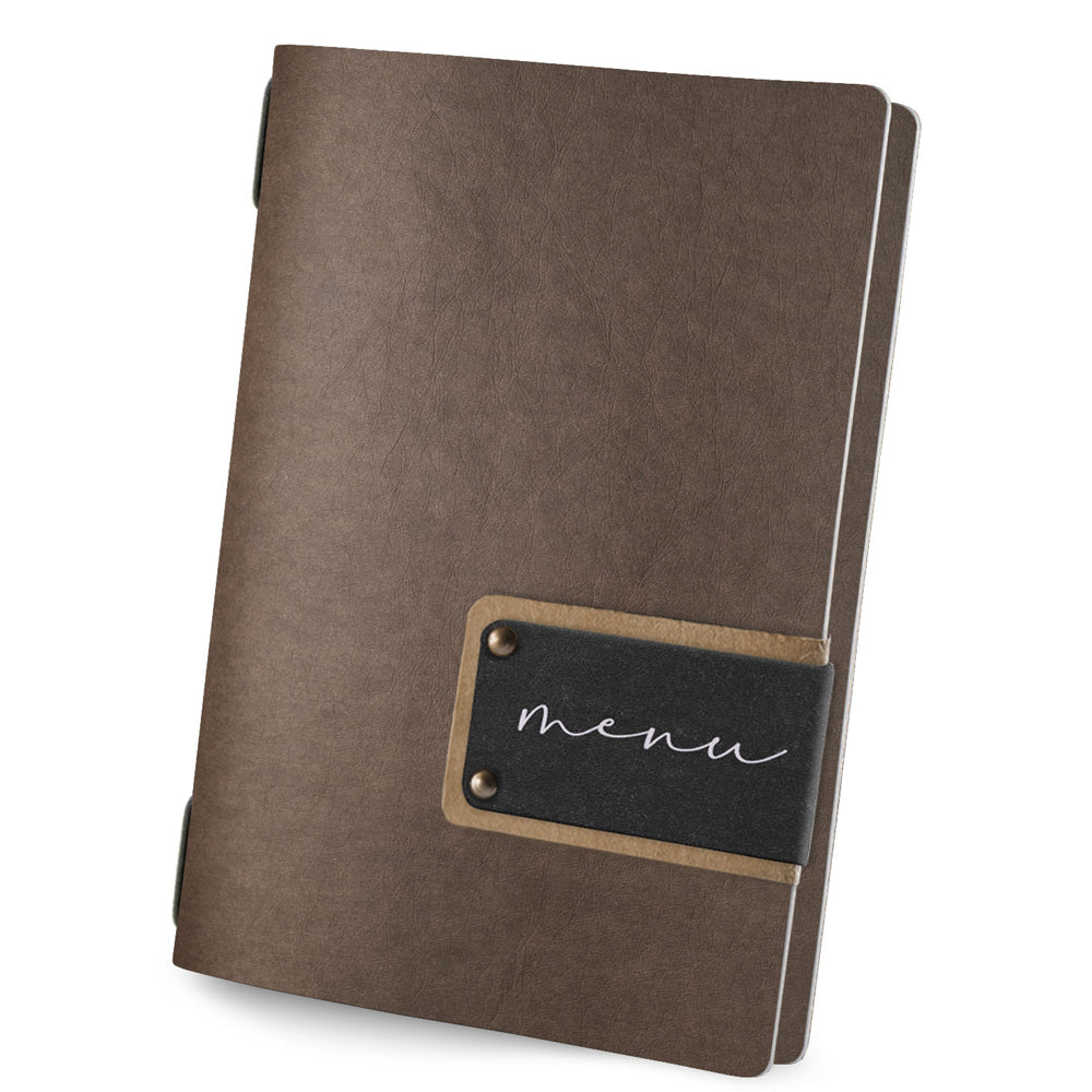 Portamenu' eco moda cm.16,5x23,1 marrone formato golfo